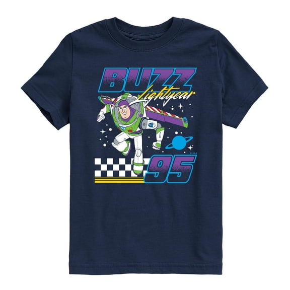 Toy Story 4 - Buzz Racing - Youth Boys Short Sleeve Graphic T-Shirt