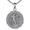 F-Medusa, variant on Greek God Necklace Sterling Silver Greek Protector Pendant Religious Jewelry Gifts for Women Men