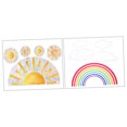 thumbnail image 3 of PTOOTP Window Stickers For Home Decorative Glass Sticker PVC Easy to Remove for Renters 2 Sheets, 3 of 7