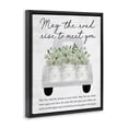 thumbnail image 3 of Stupell Industries May Road Rise To Meet You Black Framed Floater Canvas Wall Art, design by Lettered and Lined, 31 x 25, 3 of 9