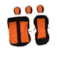 thumbnail image 1 of Funda de asiento tipo butaca, funda de asiento delantero, para automóvil, a prueba de polvo, transpirable, protector de asiento delantero universal Naranja, 1 of 8