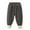 Black, variant on Toddler Boys and Girls Pants Children's Thick Winter Warm Pants Casual Cotton Pleated Cuffed Trousers,3-15 Years