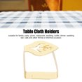 thumbnail image 3 of 10Pcs Pinces de Support de Nappe, Feuilles en Acier Inoxydable Style Stable Nappes Clips pour Dîner de Famille, 3 of 7