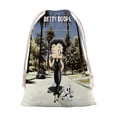 thumbnail image 1 of Betty Boop Bolsa de regalo con cierre de cinta navideño para decoración de Navidad,40cm×52 cm., 1 of 6