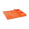 thumbnail image 4 of Silicone Pliddle Mat BBQ Accesorios de planchas fáciles de limpiar Matera de espátulas para la parrilla para la parrilla al aire libre Resistente al 32CMX24CMX1CM, 4 of 8