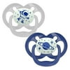 Dr. Brown's Advantage 2-Pack Stage 2 Glow in the Dark Pacifiers in Blue (Pack of 24)