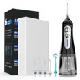 thumbnail image 2 of HLONK Hydropulseurs pour le Nettoyage des Dents 6 Modes 6 Embouts et Étui de Rangement Hydropulseurs Dentaires Sans Fil 320 ml IPX7 Étanches Rechargeables Portables Hydropulseur Électrique Nettoyant pour Voyage H, 2 of 8