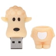 thumbnail image 2 of Memoria USB portátil con forma de oveja de dibujos animados, 2,0 GB, para almacenamiento de información, transmisión de datos, 2 of 12