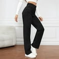 thumbnail image 6 of Women's High Waist Relaxed Fit Wide Leg Jeans Comfortable Stretch Denim Pants for Everyday Casual Wear, 6 of 6