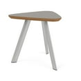 thumbnail image 3 of Willow Lounge Reception Waiting Room End Table HPL Top / Silver Steel / Gray, 3 of 5