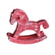 thumbnail image 2 of Caballito de madera de madera decorativo, de colección, artesanal, para decoración, pieza de exhibición. Rojo, 2 of 9