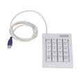 thumbnail image 1 of Teclado numérico de 20 teclas con interruptor de acción lineal de 5 V CC, teclado numérico mecánico con cable USB y alfombrilla antideslizante para computadoras portátiles y de escritorio, 1 of 5