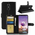 thumbnail image 1 of Leather Folio Wallet Case For Lg Q Stylo Plus / Stylo 4, iPhone 13, 1 of 8