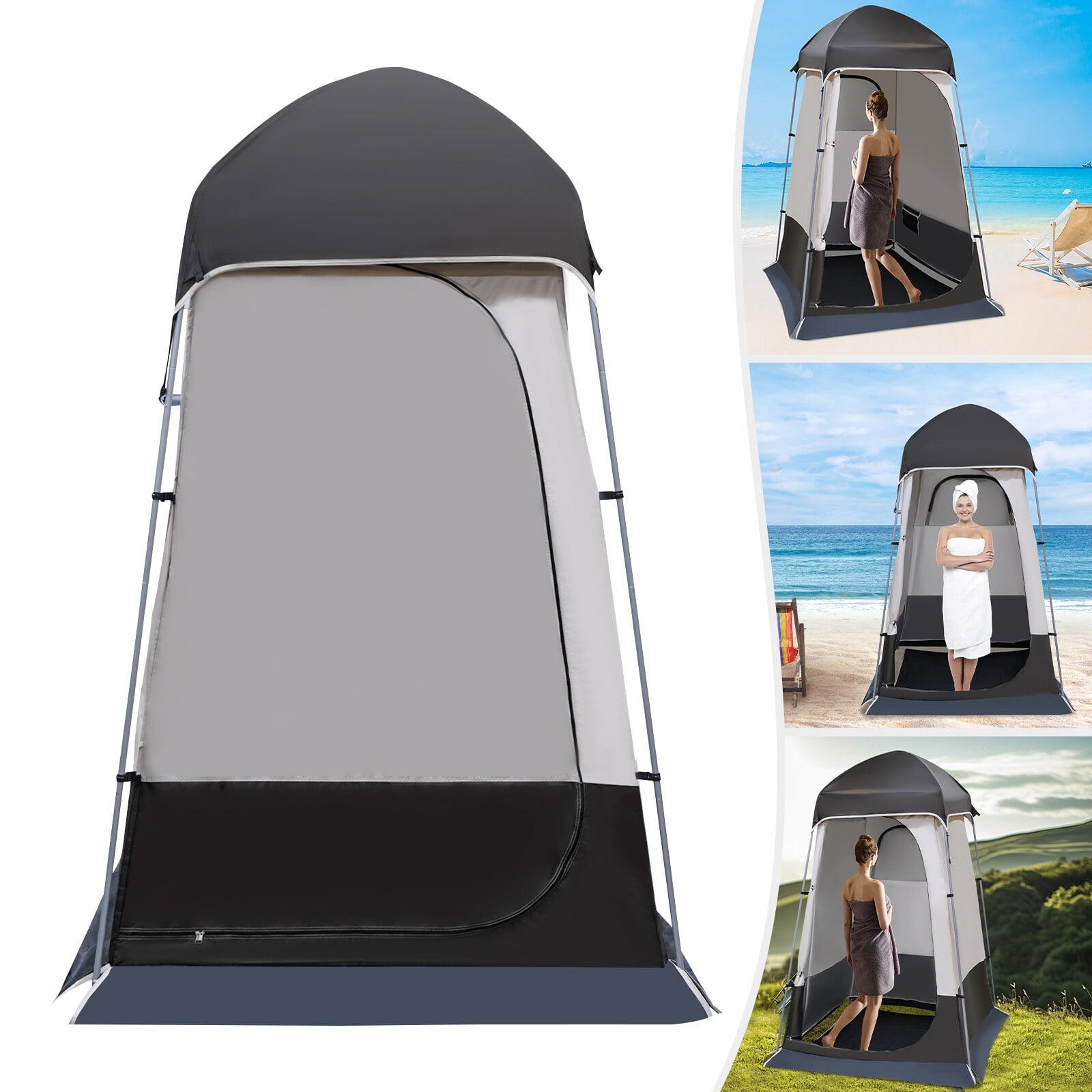 DENEST Outdoor Shower Tent, Portable Privacy Tent for Camping and Hiking