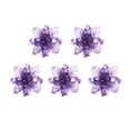 thumbnail image 2 of Ganfancp 5Pc Christmas Tree Ornaments Christmas Simulation Flower Ornament Ofertas Del Día Liquidación 5X Flores Decorativas, 2 of 5