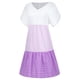 thumbnail image 4 of ICHUANYI Clearance Fashion Women's Sexy Summer Casual Sleeveless Round Neck Solid Fork Opening Dress(Purple, XL) ICHUANYI WER2023080704313, 4 of 6