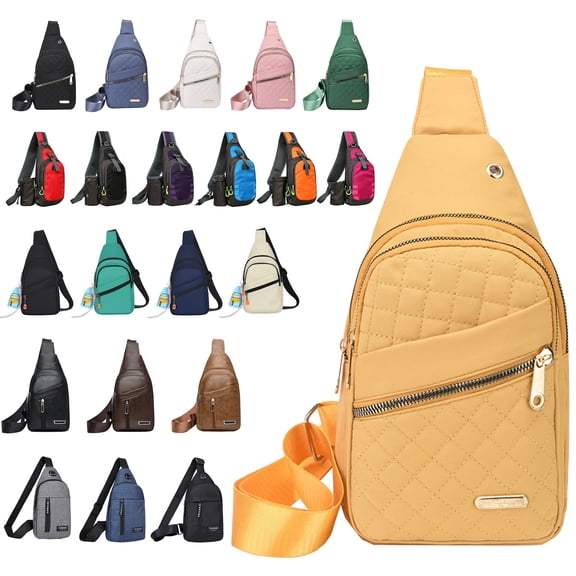 Dmlowu Sling Bag for Women Crossboby, Crossbody Bags with Data Hole, Waterproof Lightweight Small Backpack Pursues for Women, Gifts for Her