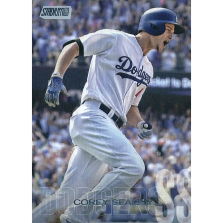 2018 Topps Stadium Club #212 Corey Seager Los Angeles Dodgers Baseball Card -