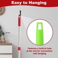 thumbnail image 4 of Uxcell Spin Mop Replacement Handle, 5 Section 30-to-72" Easy Wring Mop Replacement Stick Refills Screw Joint for Floor Ceiling Wall Cleaning, Green(Head & Base Not Included), 4 of 7