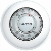 Honeywell T87K1007 Plastic Round White Heat Only Thermostat