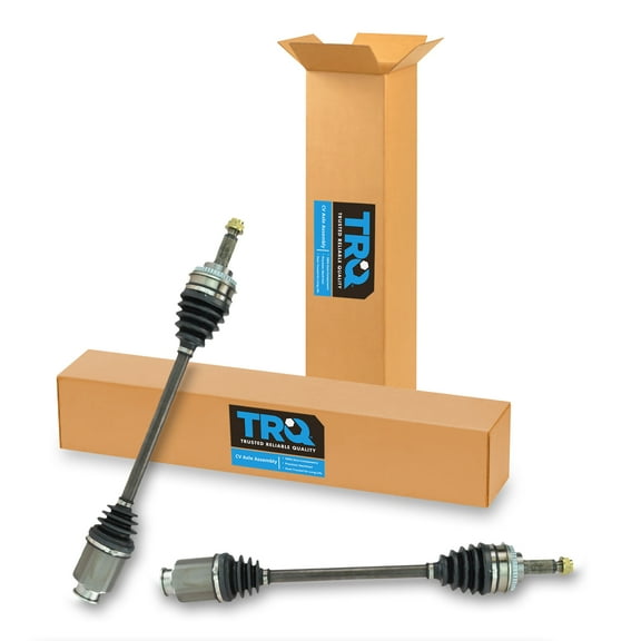 TRQ Front CV Joint Axle Shaft Pair L & R For Legacy Impreza Forester Set Of 2 CSA82444 Fits select: 2000-2004 SUBARU LEGACY, 2000-2003 SUBARU IMPREZA