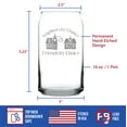 thumbnail image 4 of Bevvee Beer Can Pint Glass 16 oz Neighbors By Chance Neighbors Turned Friends Gifts Beer Glasses, 4 of 4