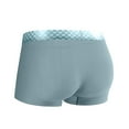 thumbnail image 4 of Dxzfnsa Mens Boxer Briefs - Stretch Performance Moisture Wicking Mens Underwear Boxers with Contour Pouch Men's Underwear,Light Blue-2XL, 4 of 9