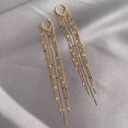 thumbnail image 1 of Pendientes de borlas elegantes de alta calidad con hebilla para la oreja de moda para mujer, largos, para cara redonda, joyería para la oreja, material de primera calidad, 1 of 6