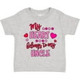 thumbnail image 3 of Inktastic My Heart Belongs to My Uncle Boys or Girls Toddler T-Shirt, 3 of 5