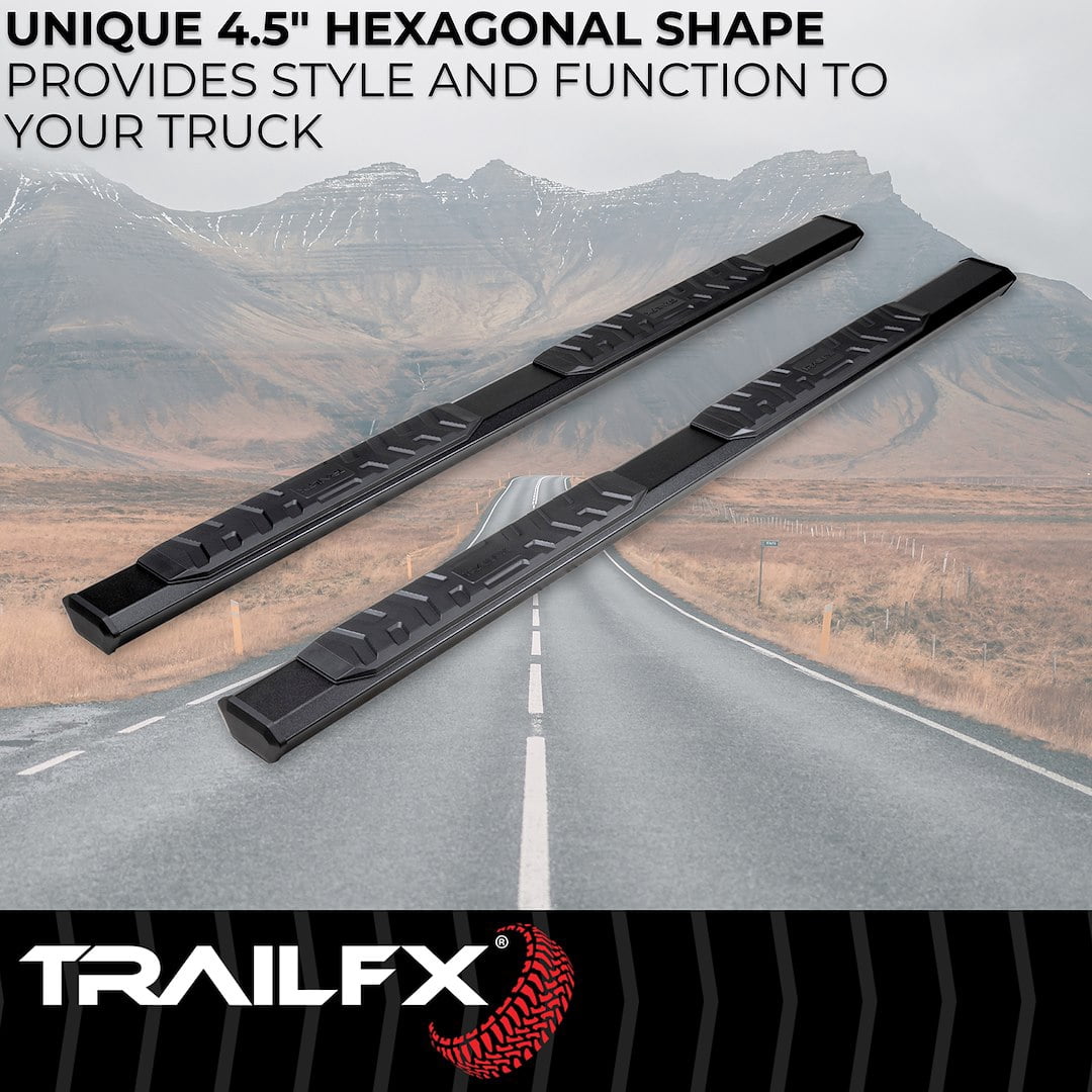 TrailFX AL4020B TrailFX A4 Series NERF BAR OVAL 4 1/2"