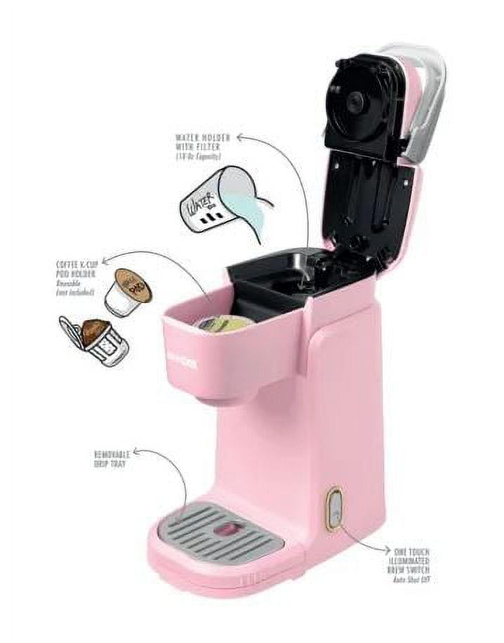 Fabulous Small Cuisine Aqua Turquoise & Pink Realistic Coffee Machine –  Aura In Pink Inc.