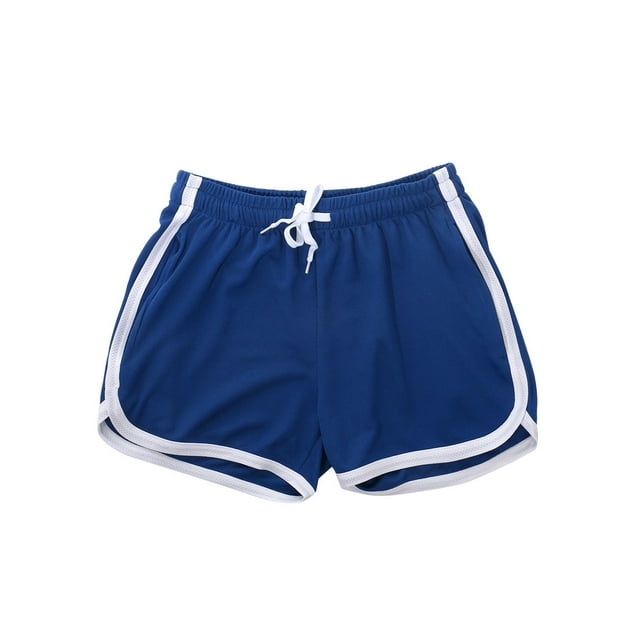 Kmbangi Summer Mens Sport Shorts Fashion Solid Color Slimd Fit Elastic Waist Short Pants Workout Gym Runing Quick Dry Shorts