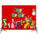 thumbnail image 1 of Figuras de dibujos animados de Super Mario Bros, Mario, Luigi, Yoshi, Toad, decoración de fiesta, fondo de tela, juguetes, regalos de cumpleaños para niños, 1 of 4