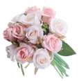 thumbnail image 3 of Kearding 12 Uds. De flores artificiales de rosas falsas para interior y exterior, adorno para fotografía Type6 NO6, 3 of 6