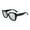 Grey, variant on MOJMBSBY Vintage Women Oversized Sunglasses Designer Luxury Square Sun Glasses UV400 Protection Flat Lens