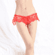 thumbnail image 2 of Ropa interior sexy para mujer, pantalones abiertos de encaje sexy, ropa interior negra y roja de talla grande, 2 of 4