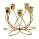 thumbnail image 3 of Candelabro de metal, candelabro cónico, adorno para candelabro, elegante candelabro para oficina, boda, fiesta, dormitorio, eventos Para 5 velas, 3 of 9