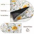 thumbnail image 6 of Spring Daisy Area Rugs 8'x10', Washable Small Throw Rugs for Living Room Patio, Country Watercolor Yellow White Floral Leaf Indoor Outdoor Rug Non-Slip Low Pile Carpet Runner Reversible Floor Mats, 6 of 8