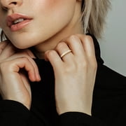 Everly Womens Diamond 10k Yellow Gold Ring