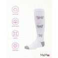 thumbnail image 6 of MeMoi  Glitter Butterfly Cotton Knee High Socks - Girls - Female, 4, White, 6 of 7