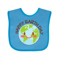 Inktastic Happy Earth Day Boys or Girls Baby Bib