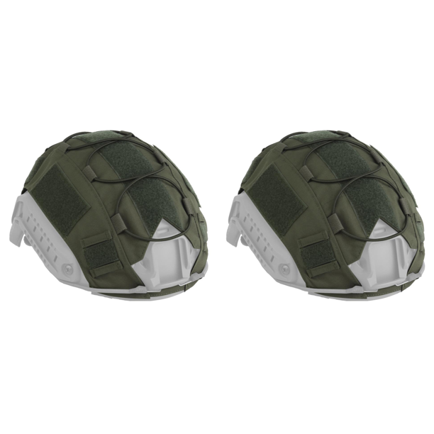 Funda para Airsoft Paintball Con Aro Y Bucle Rápido (L) Verde