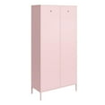 thumbnail image 2 of Novogratz Cache Tall 2 Door Metal Locker Cabinet, Bashful Pink, 2 of 9