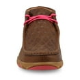 thumbnail image 4 of TWISTED X Adult Female Chukka Driving Moc Dark Tan/Pink Casual Shoes, Size: 7.5, Width: M, 4 of 6
