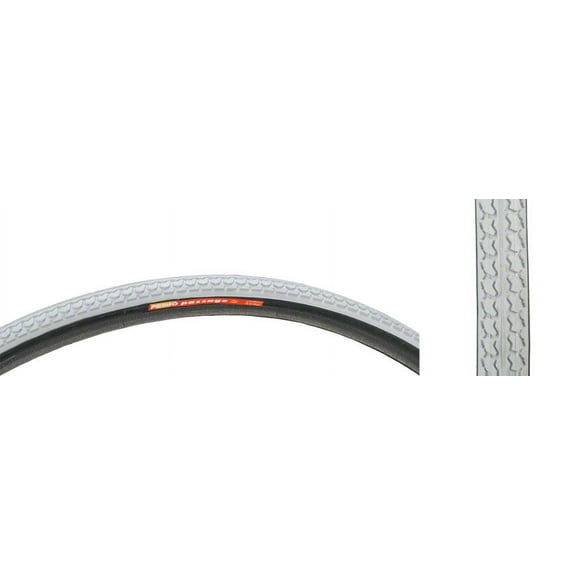 Primo Wheelchair Tire - 24 x 1, Clincher, Wire, Gray, Knobby Tread