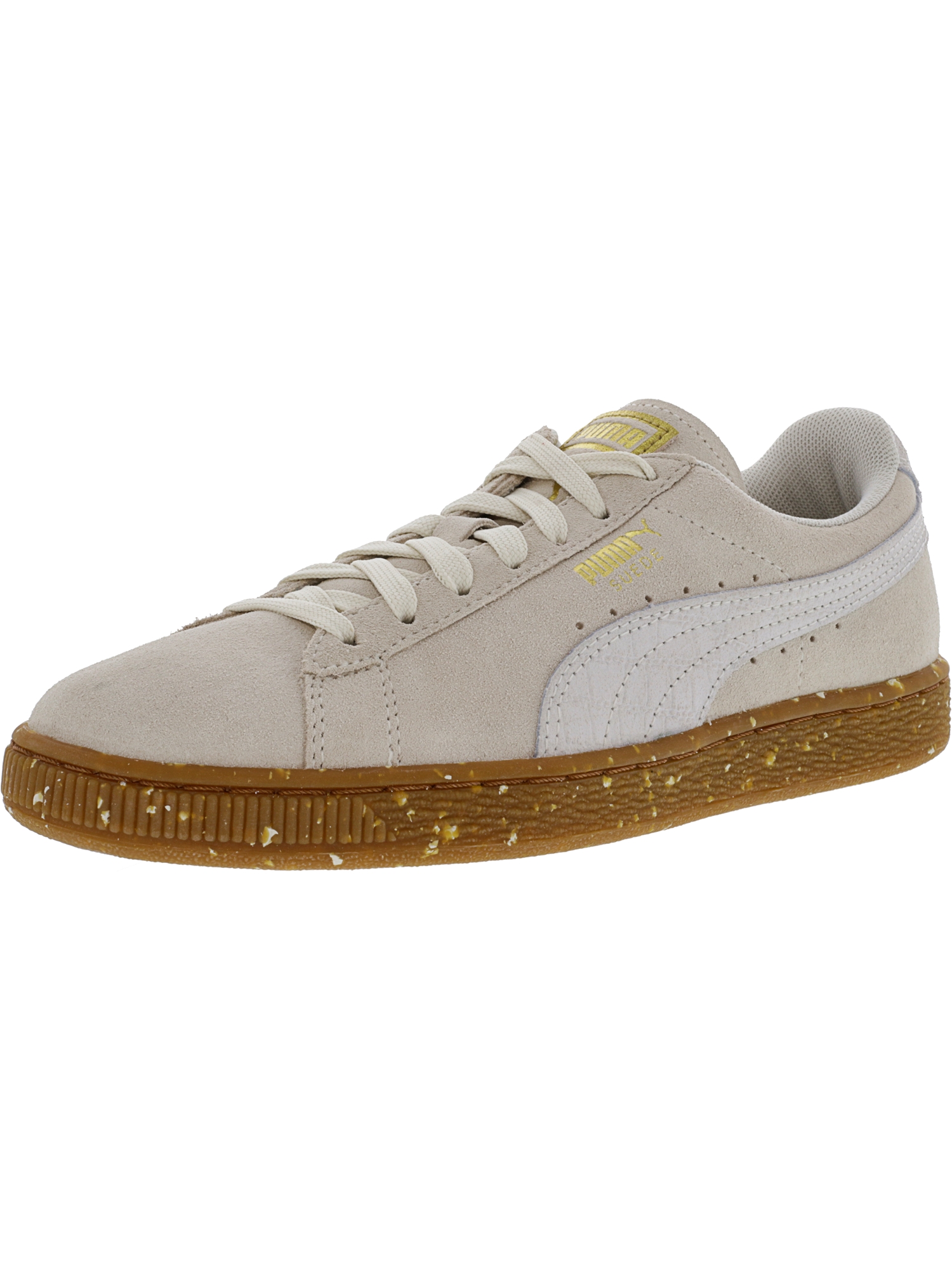 puma suede whisper white