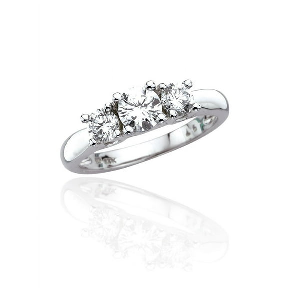 3 Diamond Anniversary Band 1/4 ct. in 14K White Gold