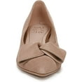 thumbnail image 3 of Naturalizer Women's Mavis Bow Pump Taupe Suede 9M, 3 of 5