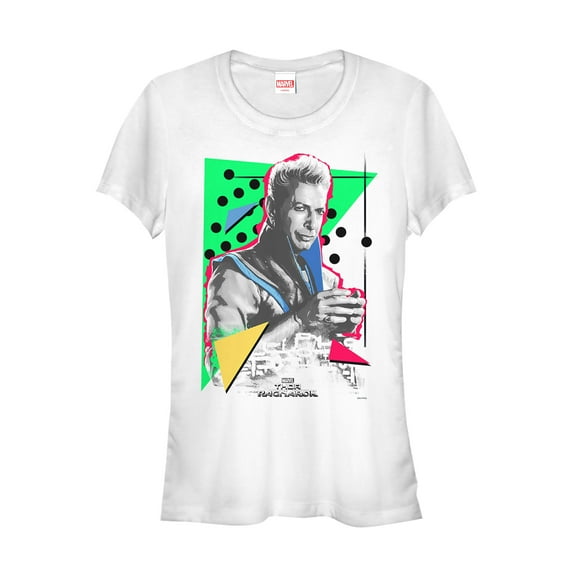 Junior's Marvel Thor: Ragnarok Grandmaster Retro  Graphic Tee White X Large