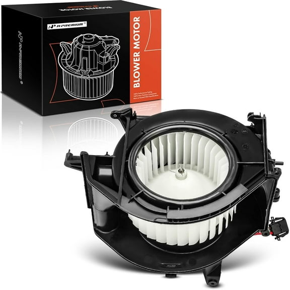 A-Premium HVAC Blower Motor with Wheel Compatible with Audi A6 A6 Quattro R8 S6 2005-2012 2014-2015 Front